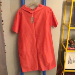 COS Coral shift dress
